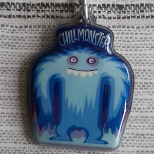 🍒4 for $20🍒 Robot & Monster Two Sided Hallmark Kids Keychain Backpack Clip